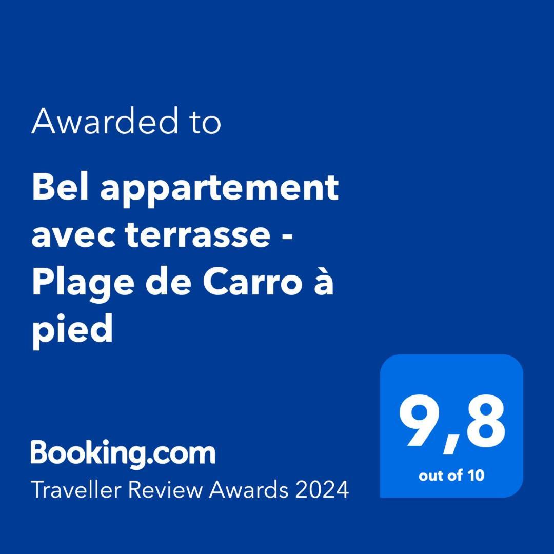 Bel Appartement Avec Terrasse - Plage De Carro A Pied Martigues Eksteriør billede